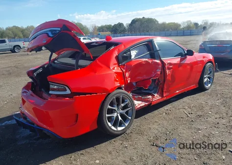 2022 Dodge Charger Gt Rwd из США, поврежденный, VIN 2C3CDXHG1NH176140